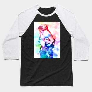 Dirk Nowitzki Watercolor Baseball T-Shirt